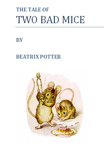 The tale of two bad mice - Potter Beatrix скачать fb2