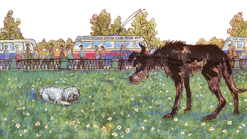 Жили были собачки. Беглянка михалков иллюстрации. Михалков с. Заходер про собачку. Беглянка стих михалкова.